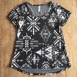 LulaRoe Tribal Pattern Shirt